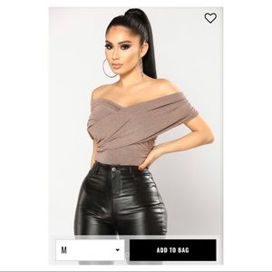 Fashion Nova Ex Sir Bodysuit size M